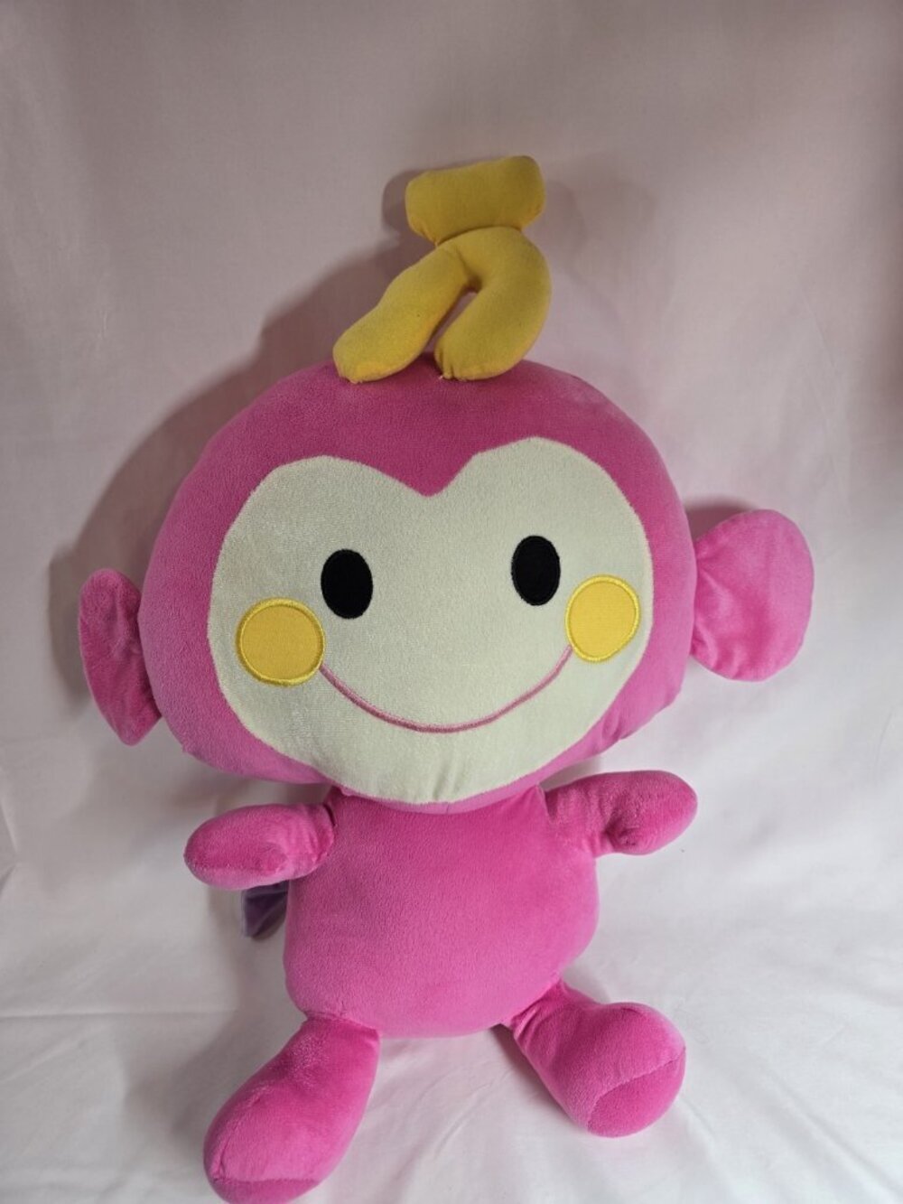 Fiesta Sanrio 2015 Chi Chai Monchan Pink Plush Large 18"